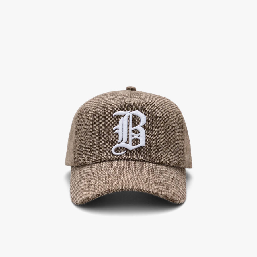 Casquette 5 panneaux Balmoral Old English / Marron