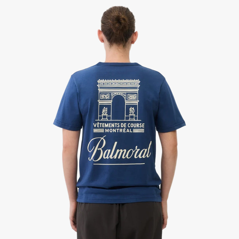T-shirt Balmoral Vendome / Bleu marine délavé
