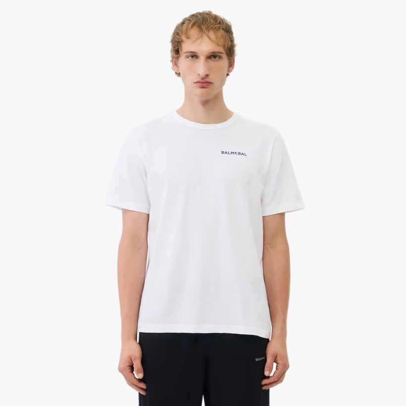 T-shirt Balmoral Globe / Blanc