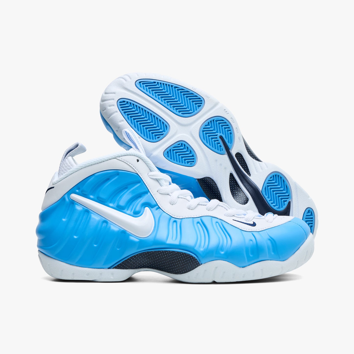 Nike Air Foamposite Pro Bleu université / Blanc