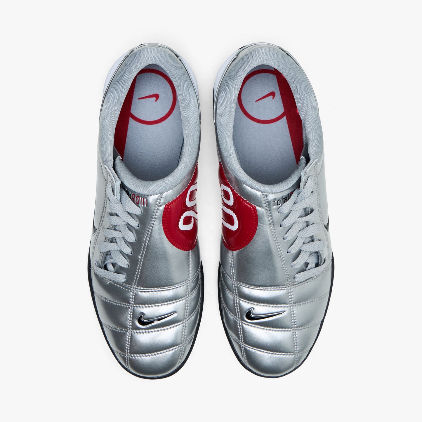 Nike Total 90 SP Metallic Silver / Black - University Red