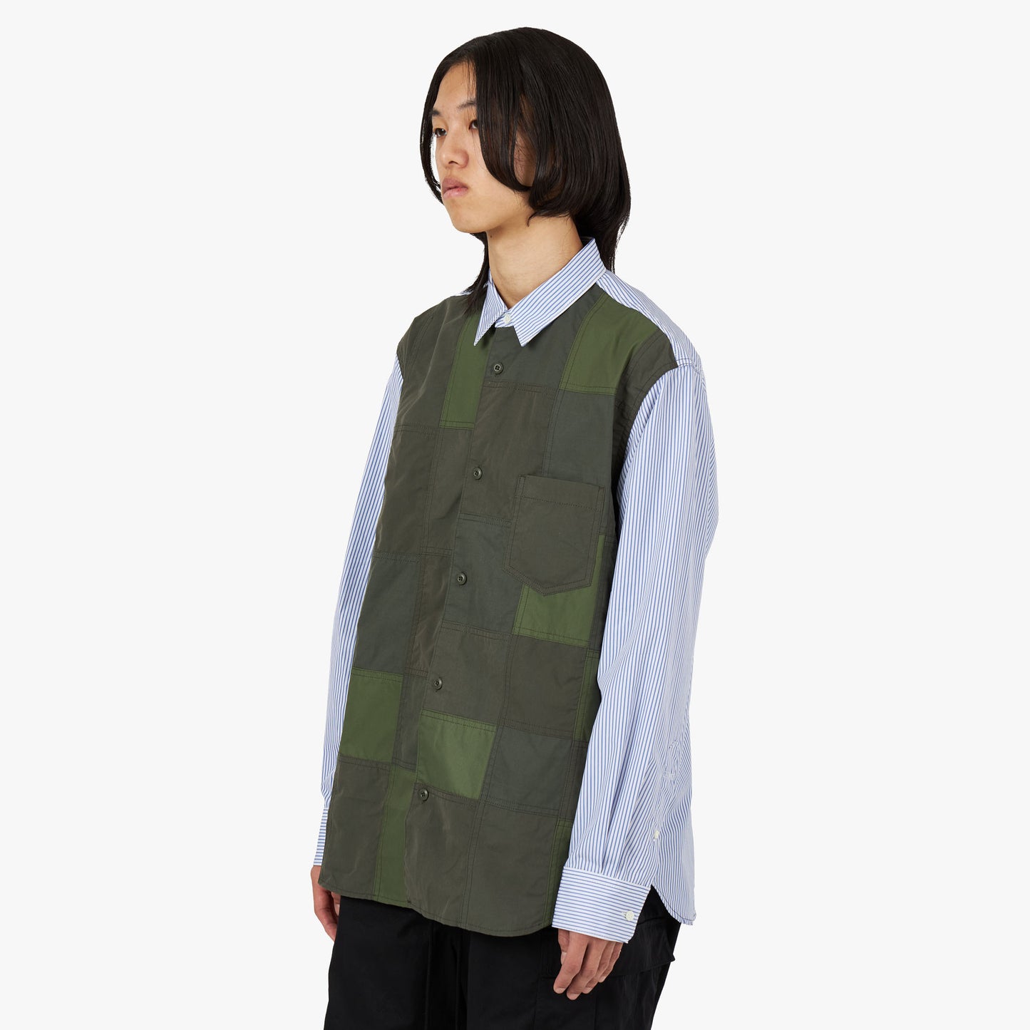 COMME des GARÇONS HOMME Chemise en tissu multiple / Mélangé