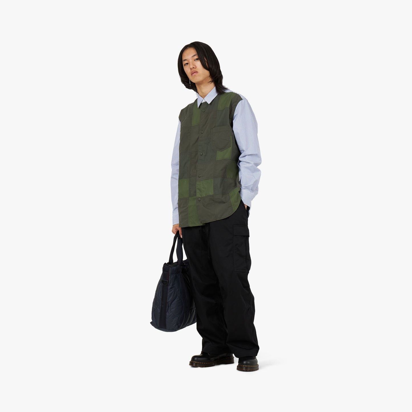 COMME des GARÇONS HOMME Chemise en tissu multiple / Mélangé