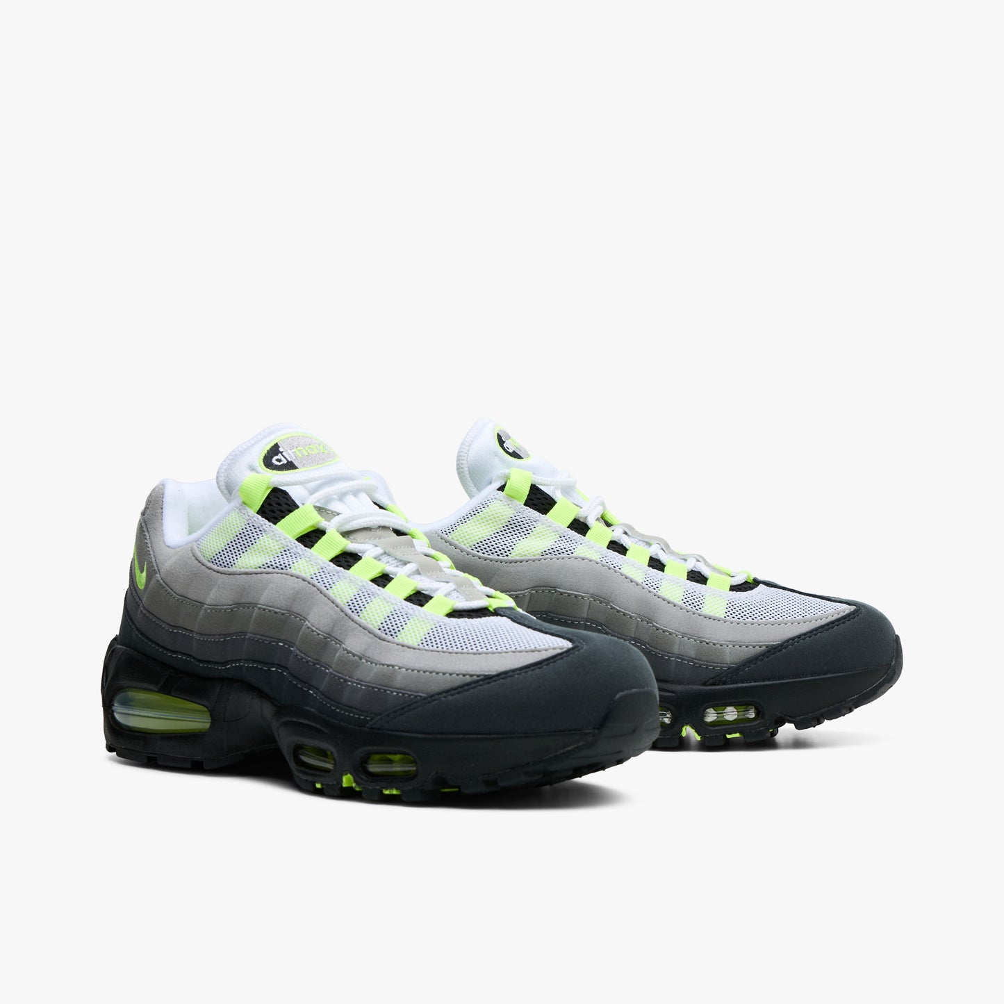 Nike Air Max 95 OG Noir / Jaune Néon - Gris Froid