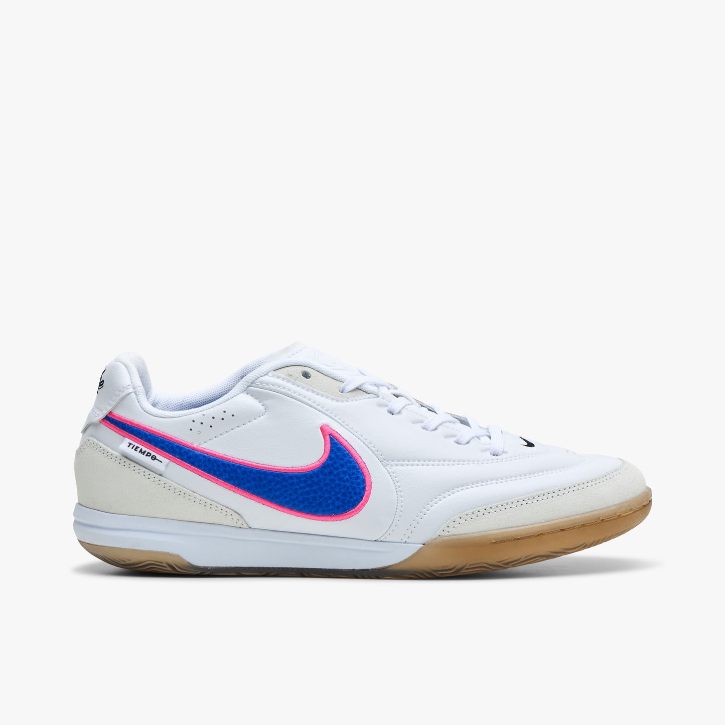 Nike Tiempo Streetgato Blanc / Bleu vif - Explosion Rose