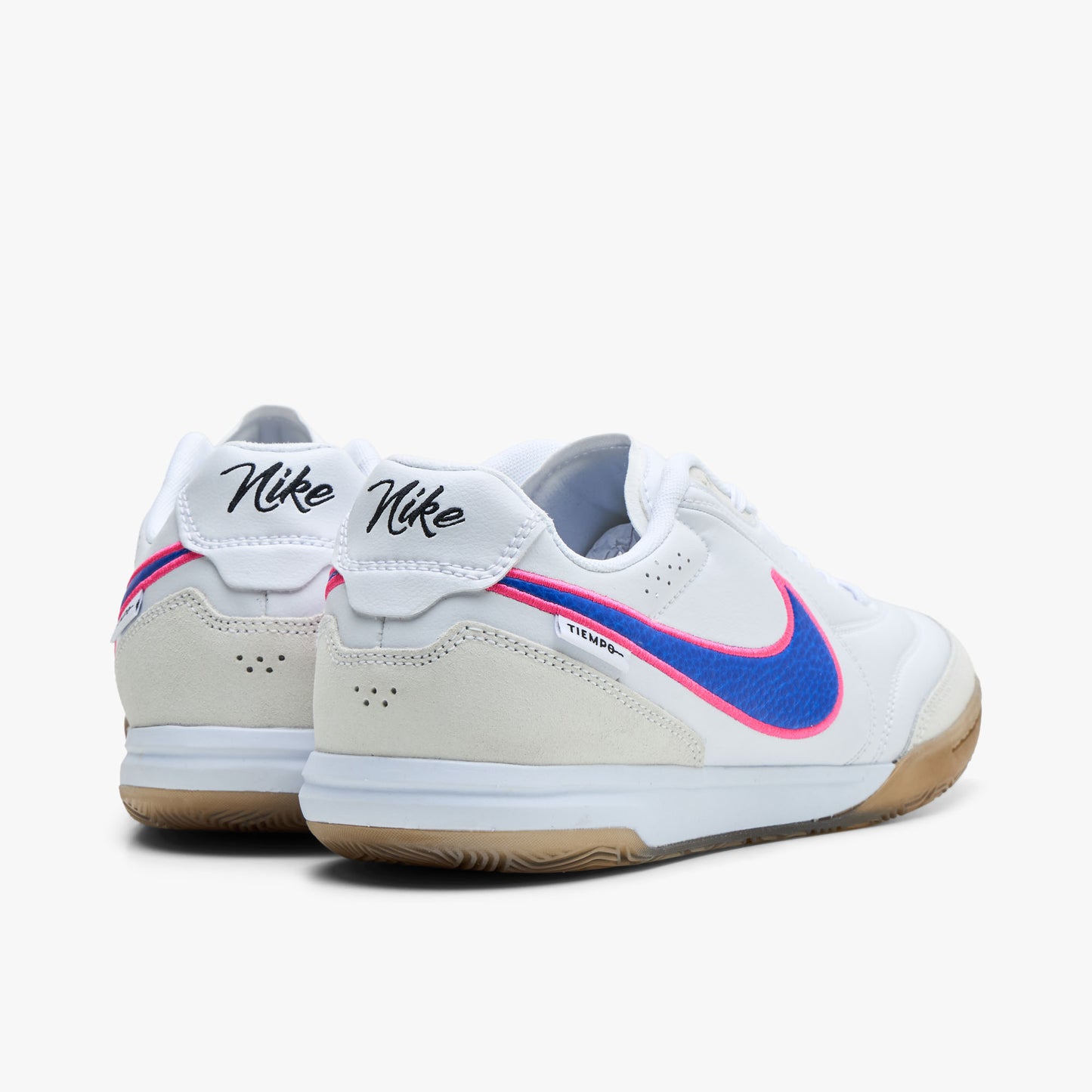 Nike Tiempo Streetgato Blanc / Bleu vif - Explosion Rose