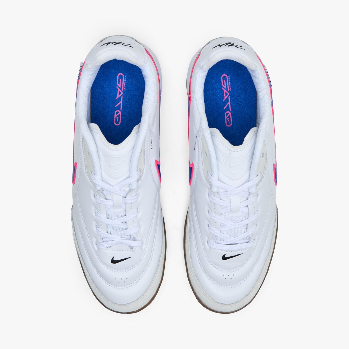 Nike Tiempo Streetgato Blanc / Bleu vif - Explosion Rose