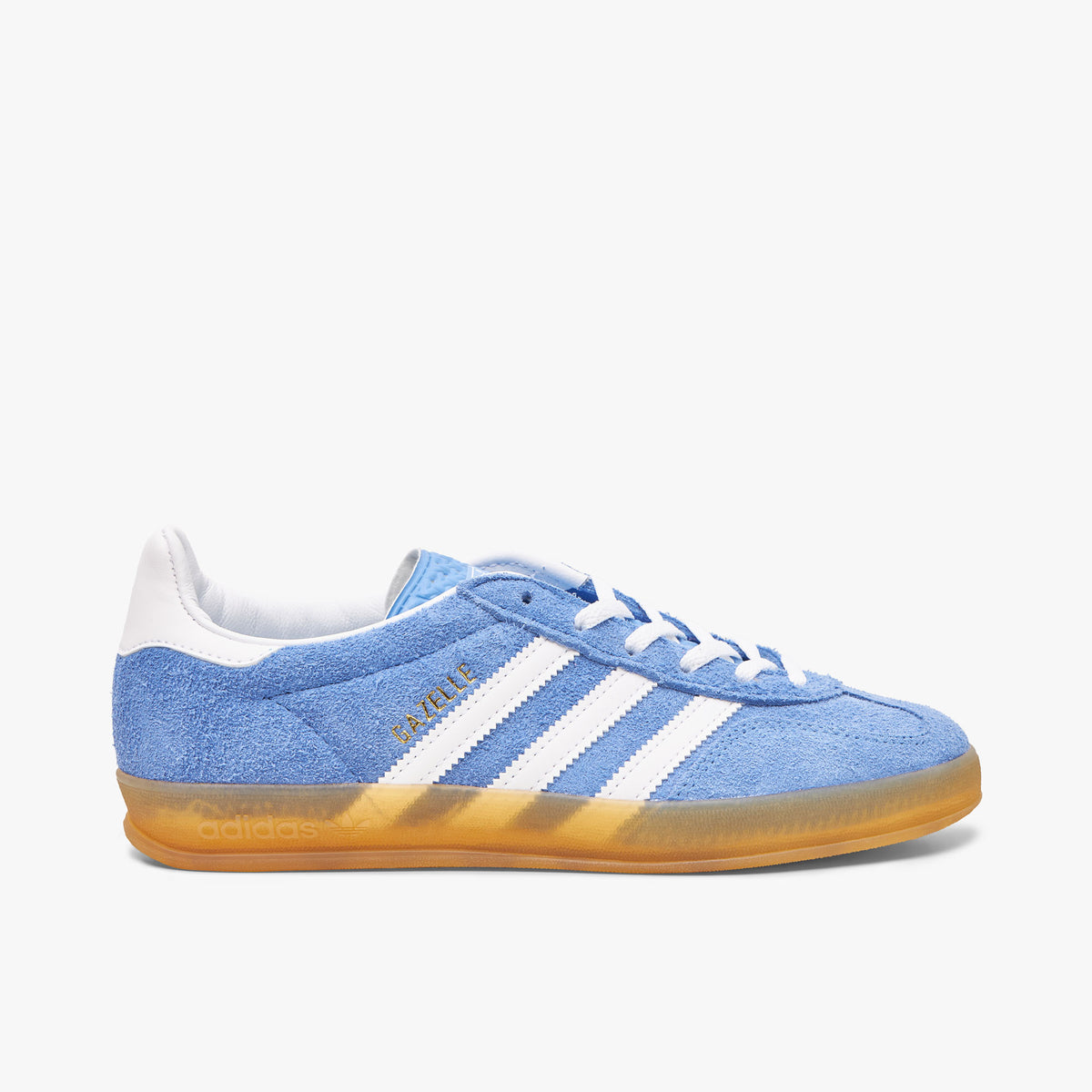 adidas Originals Femmes Gazelle Intérieur Bleu Fusion / Blanc Nuage - Gomme