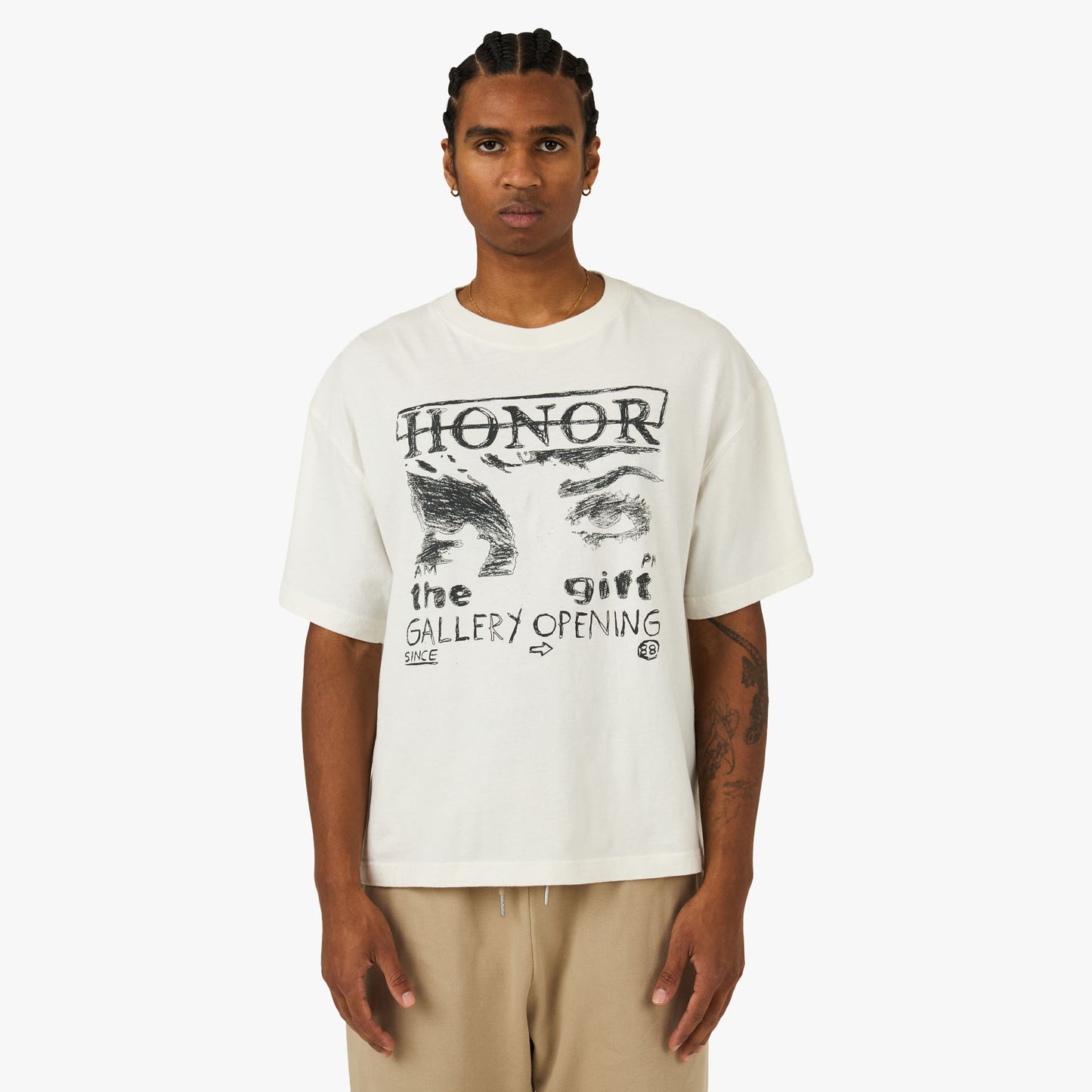 Honor The Gift Art That Reflects T-Shirt / Noir