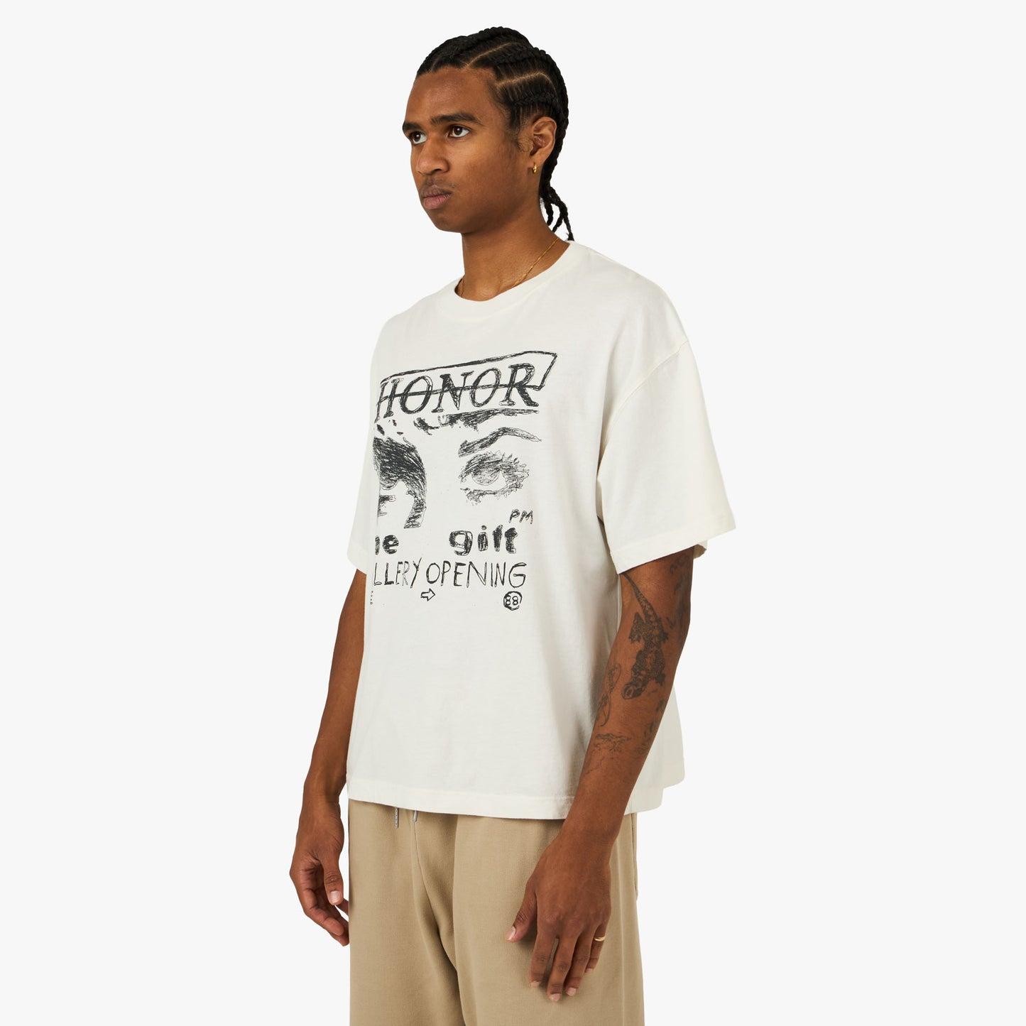 Honor The Gift Art That Reflects T-Shirt / Noir
