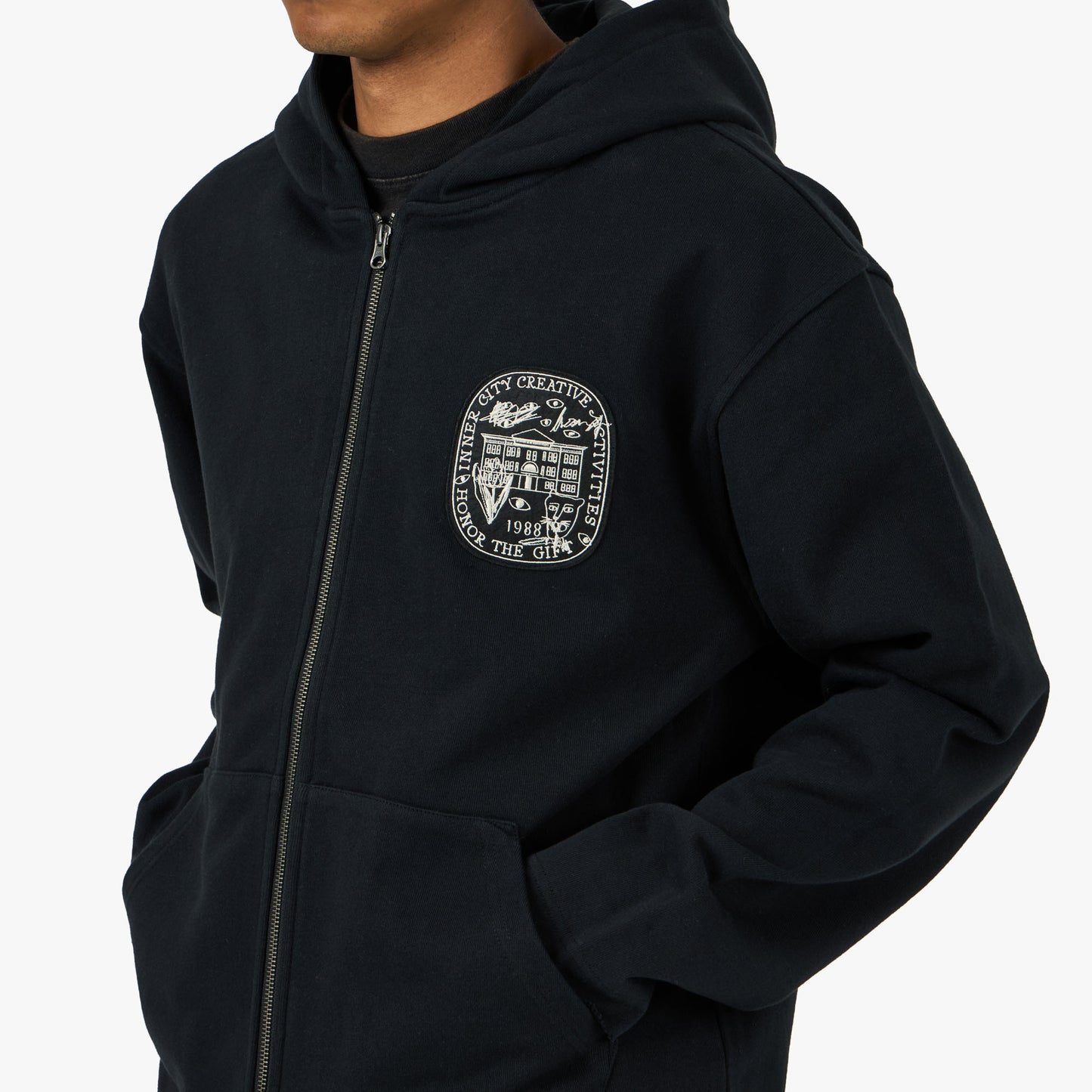 Honor The Gift Honor Art Institute Zip Hoodie Black