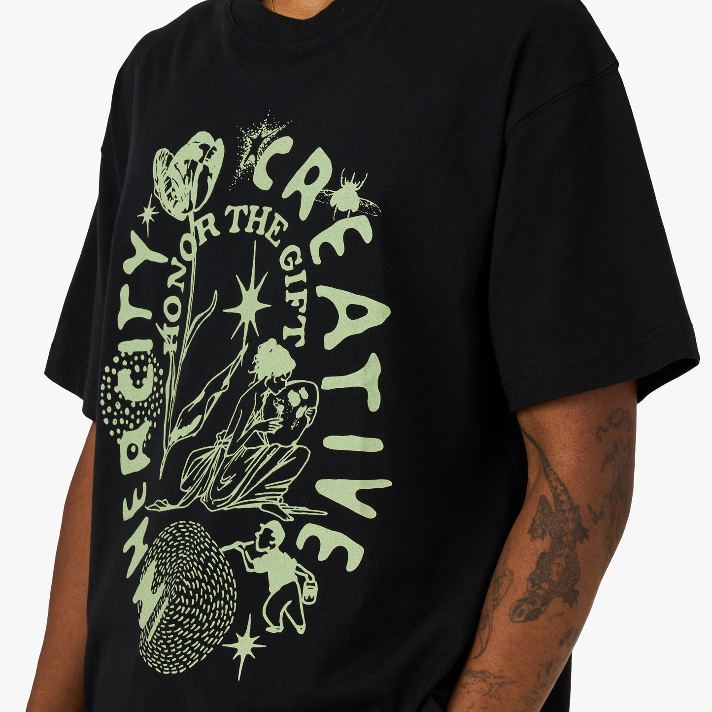 Honor The Gift Inner City Creative T-Shirt Black