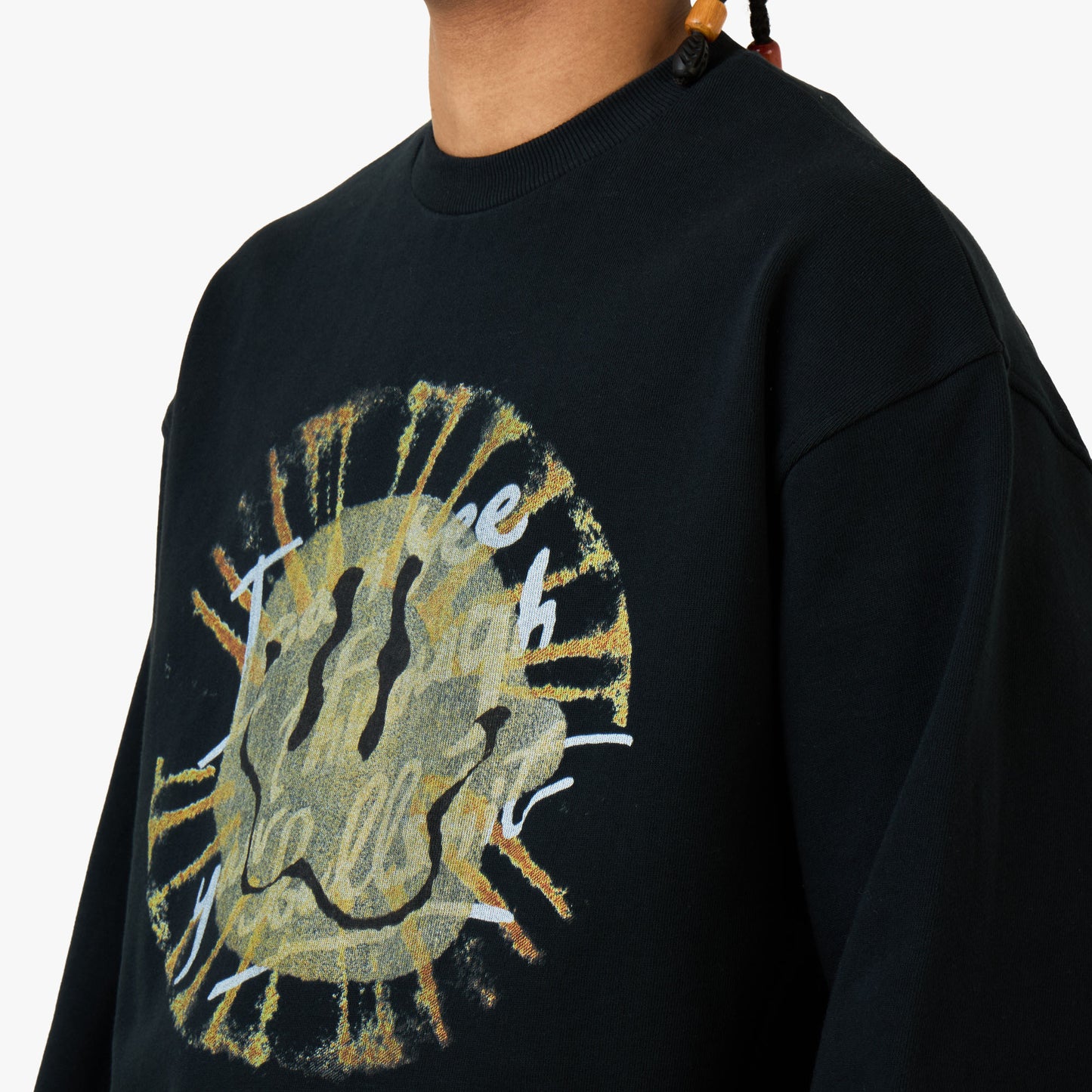 Honor The Gift I Can See Through Your Bullshit Crewneck / Black