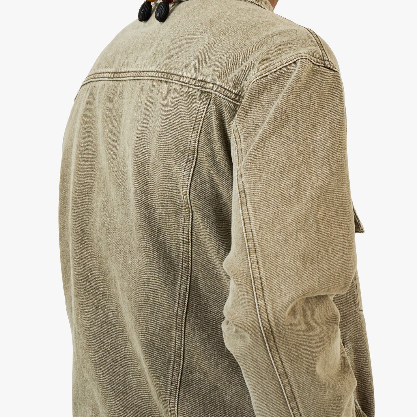Honor The Gift Washed Twill Trucker Jacket / Taupe