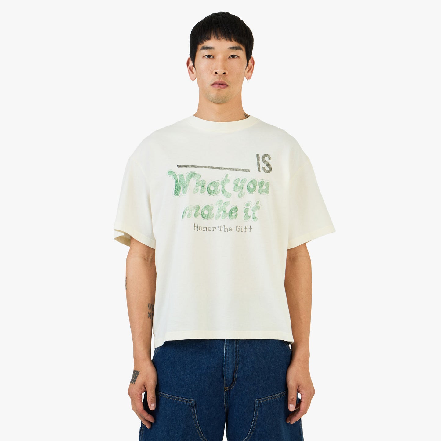 Honor The Gift What You Make It T-Shirt / White