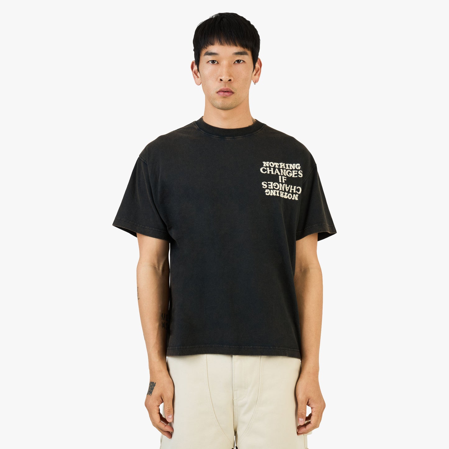 Honor The Gift Nothing Changes T-Shirt / Black