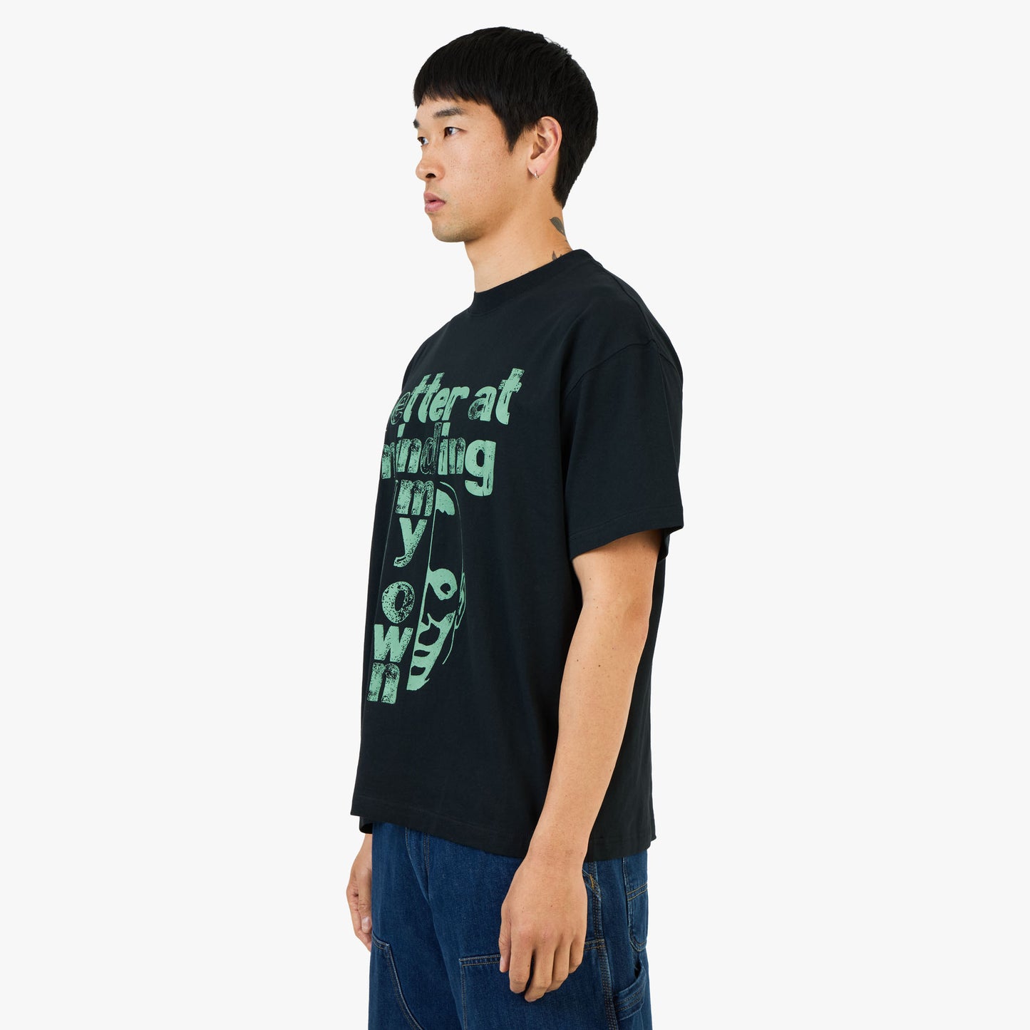 T-Shirt Honor The Gift Better At Minding My Own / Noir