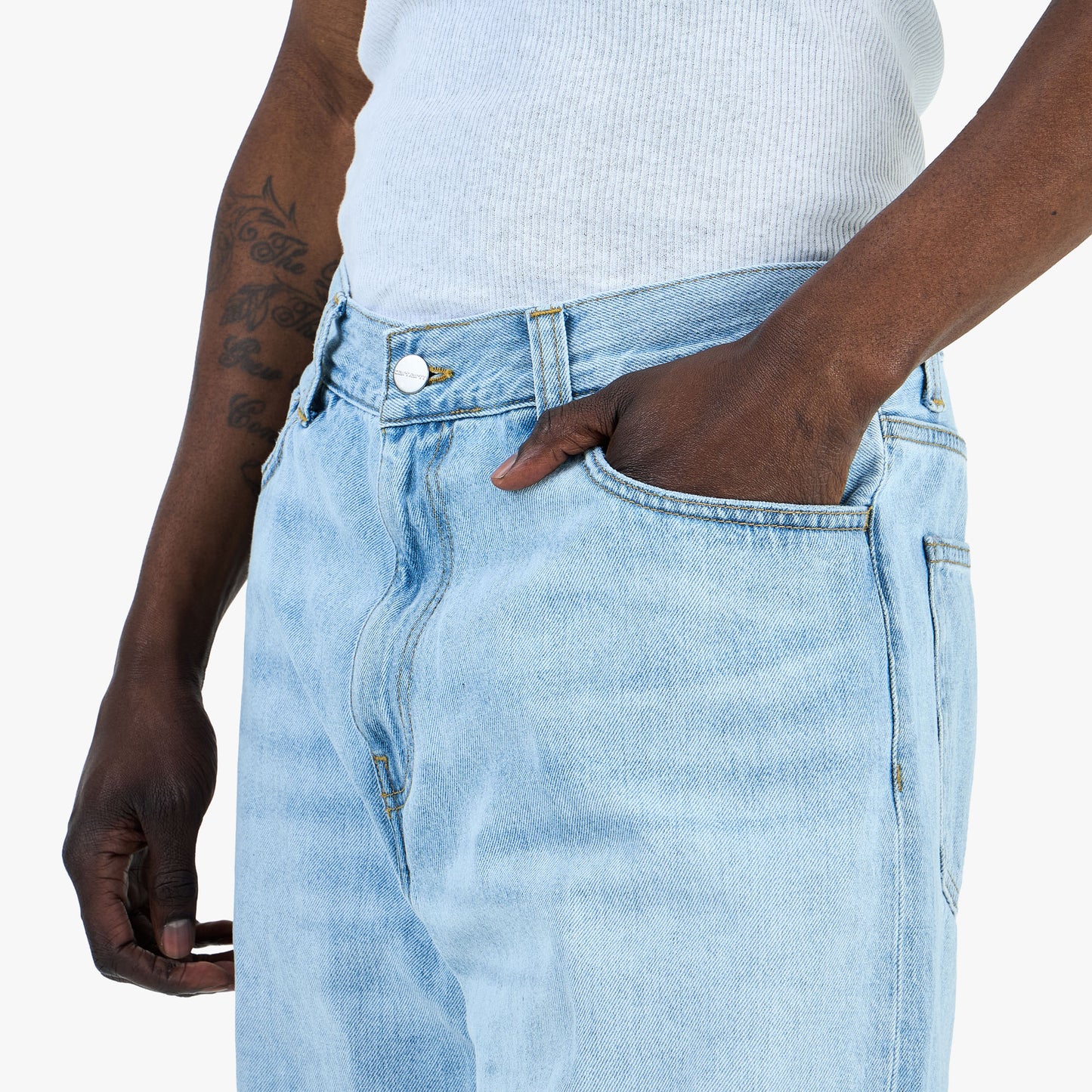 Carhartt WIP Landon Short Blue / Heavy Worn Bleached