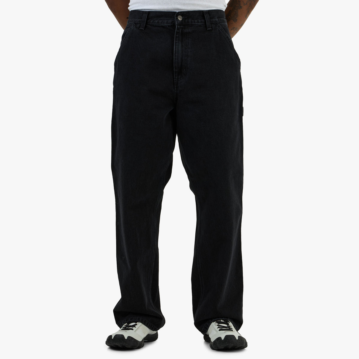 Carhartt WIP Single Knee Pant / Black Stone Washed