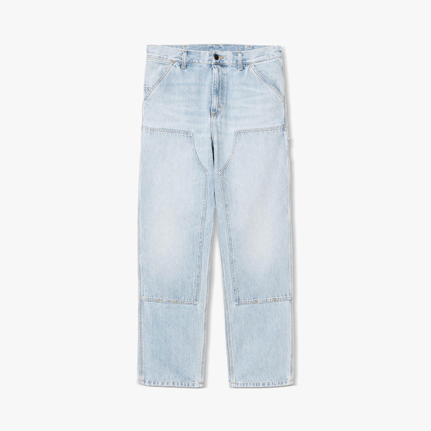 Carhartt WIP Double Knee Pant Blue / Heavy Bleached