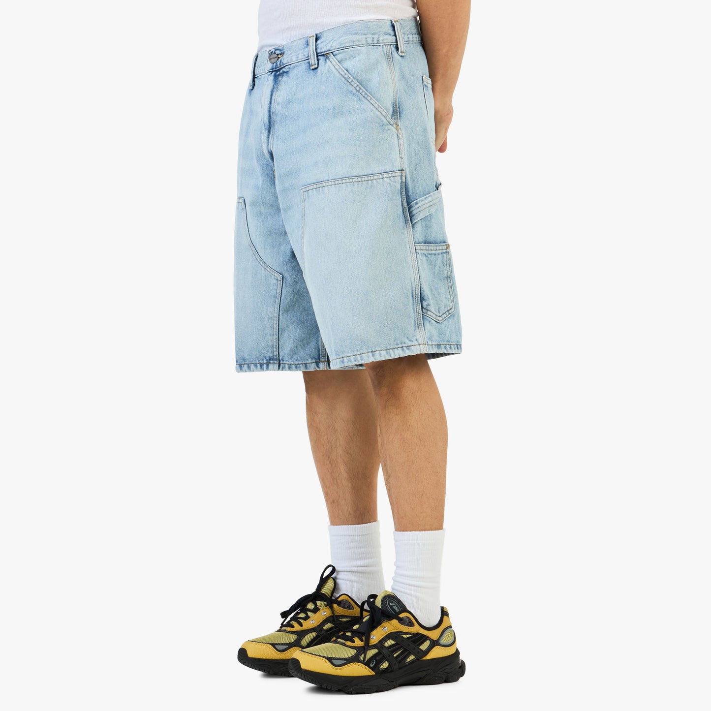Carhartt WIP Double Knee Short Blue / Stone Washed