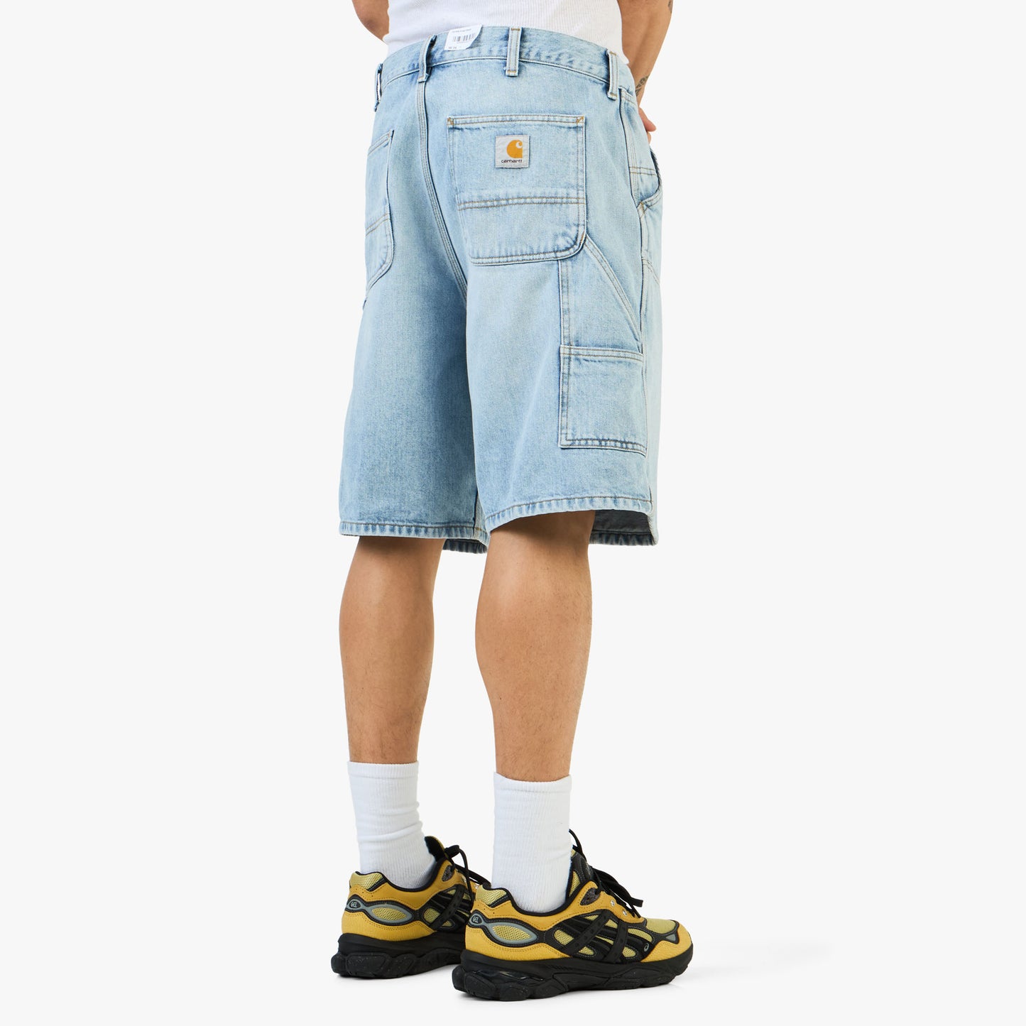 Carhartt WIP Double Knee Short Blue / Stone Washed