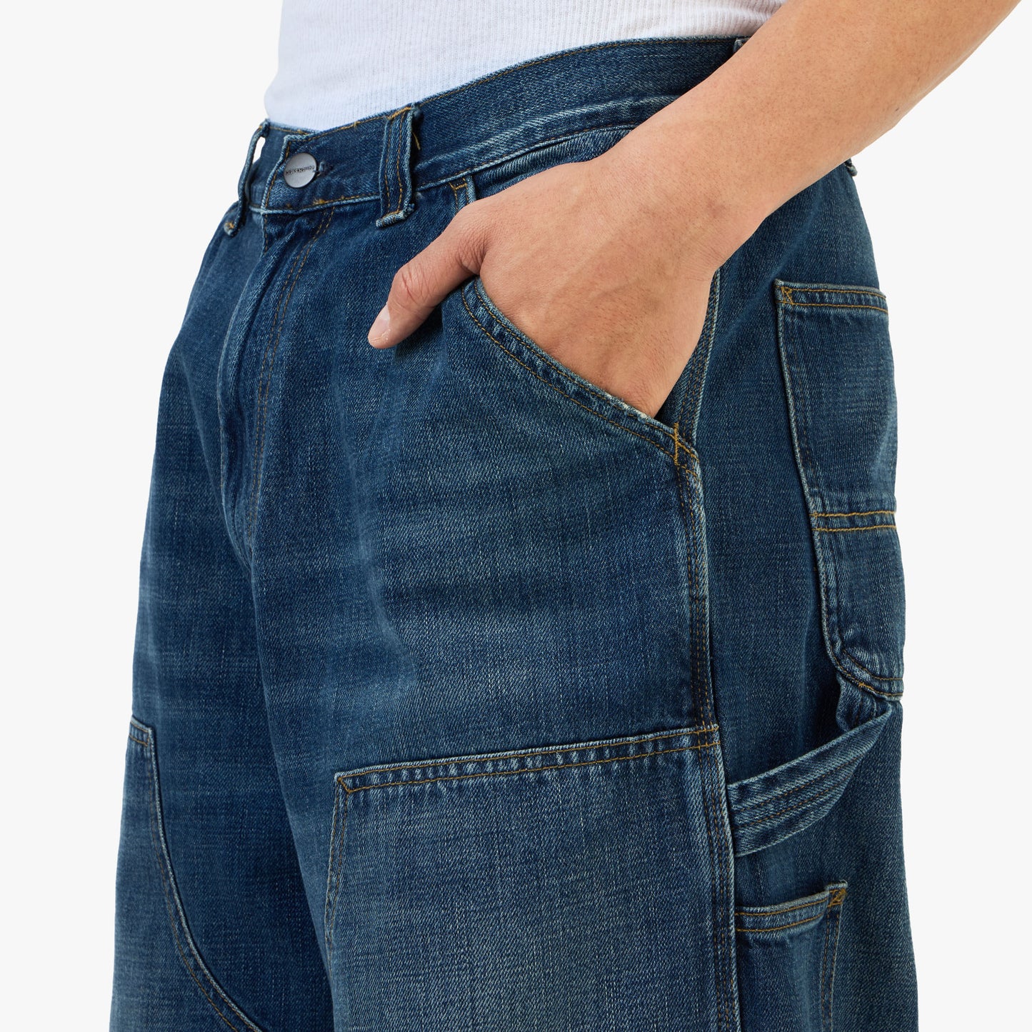 Carhartt WIP OG Double Knee Pant Blue/Dark Used Wash