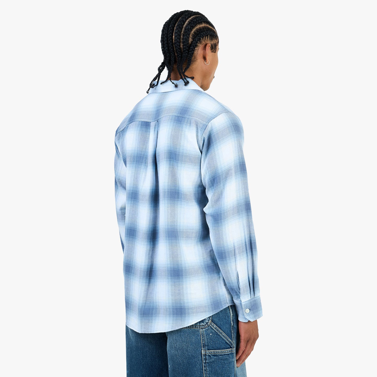 Carhartt WIP Chemise Manches Longues Tyers À Carreaux Tyers / Bleu Ombre