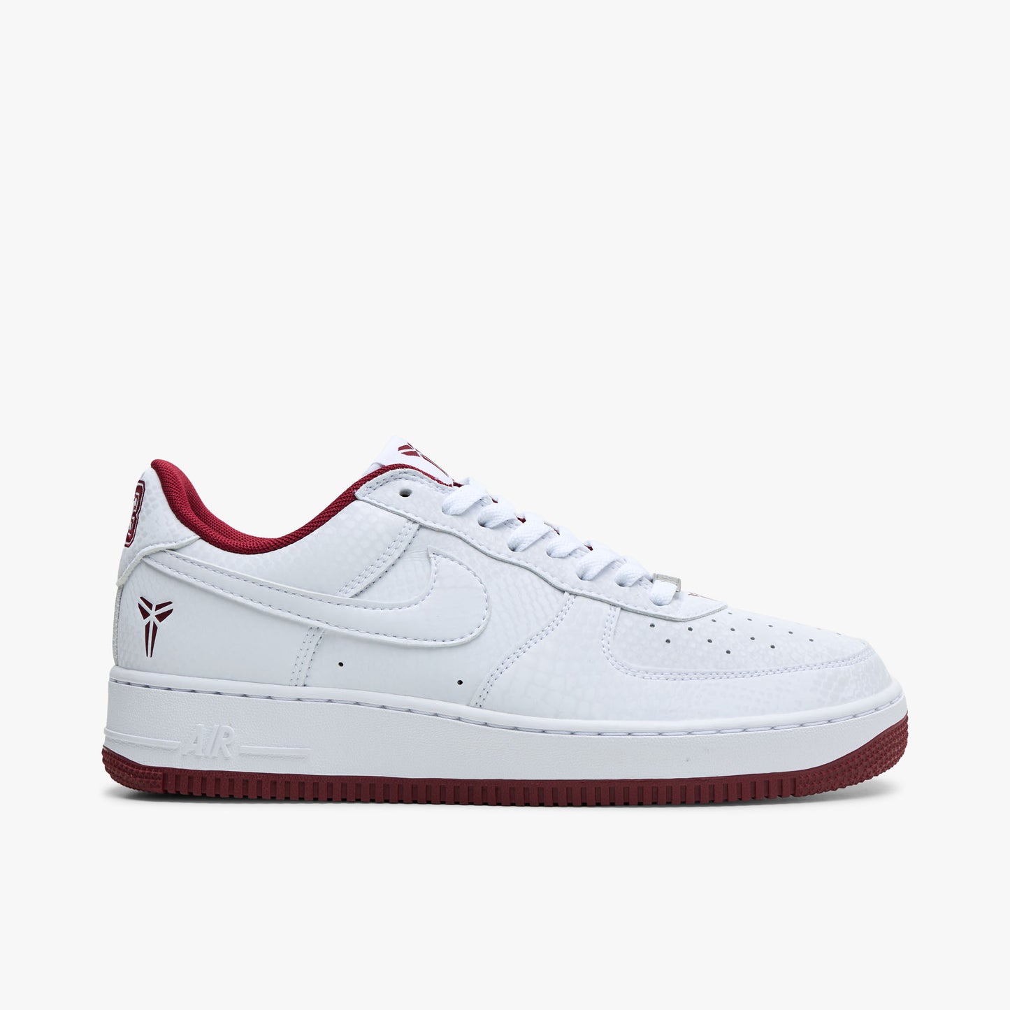 Nike Kobe Air Force 1 Low Blanc / Rouge équipe