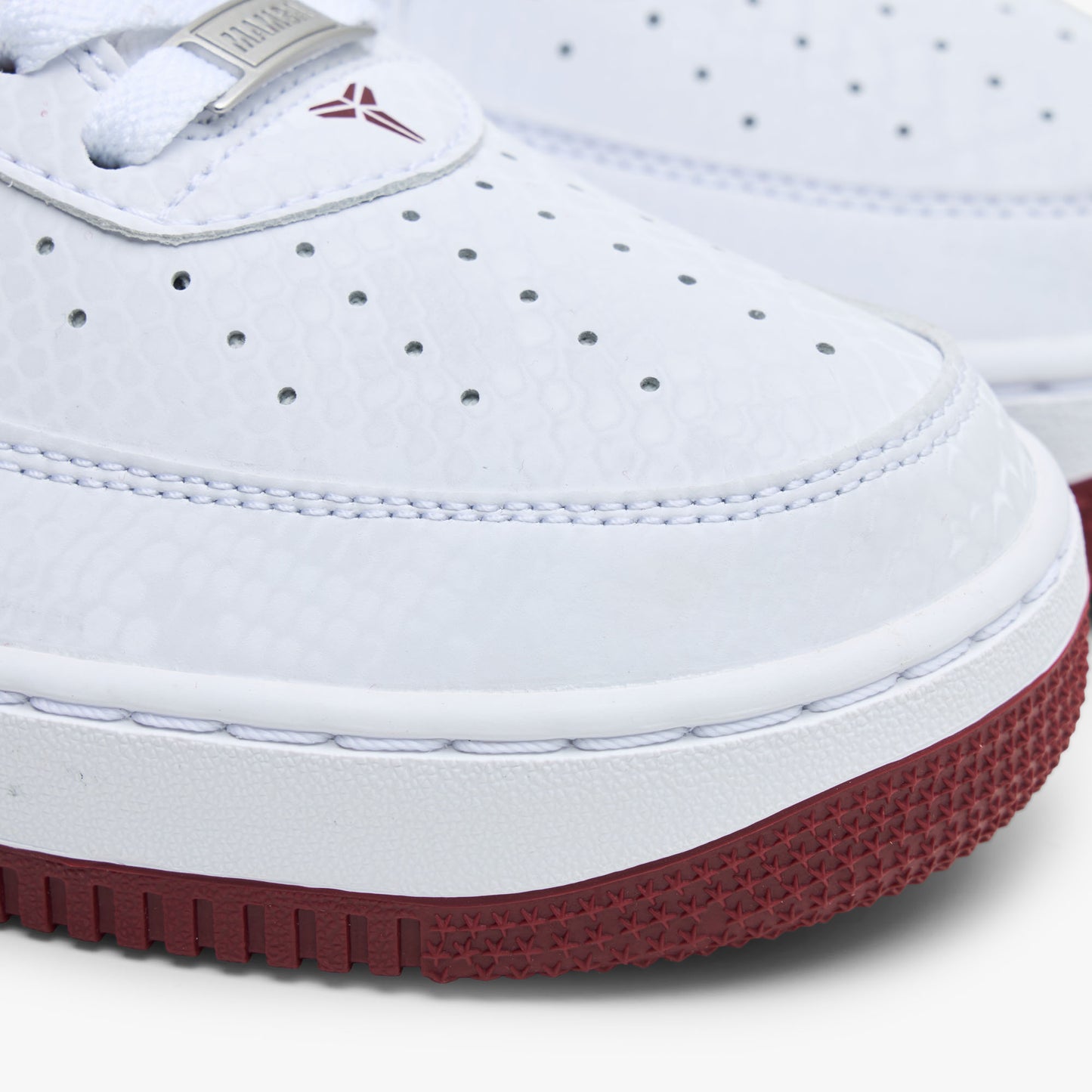 Nike Kobe Air Force 1 Low Blanc / Rouge équipe