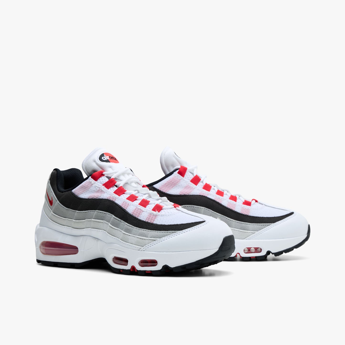 Nike Air Max 95 Blanc / Rouge Comète - Gris Neutre