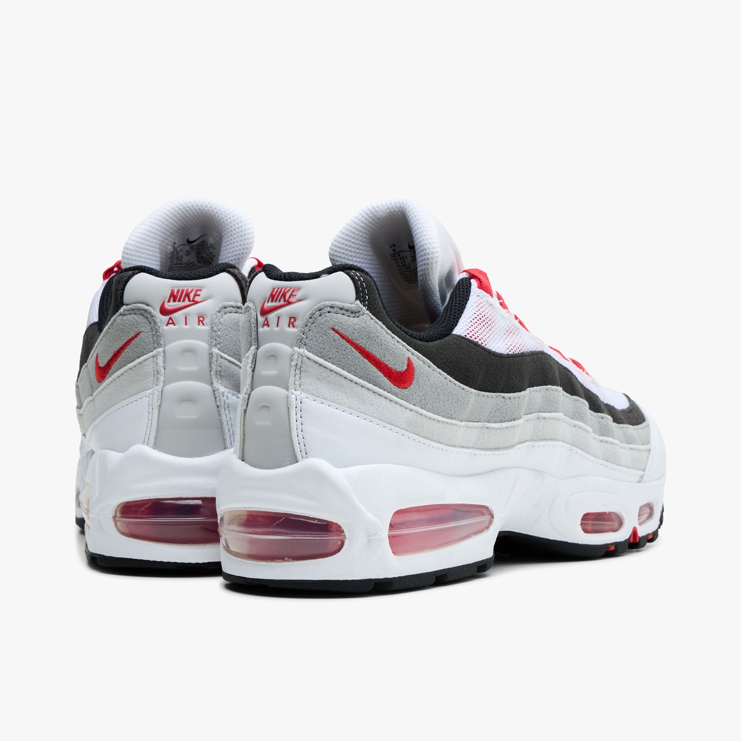 Nike Air Max 95 Blanc / Rouge Comète - Gris Neutre