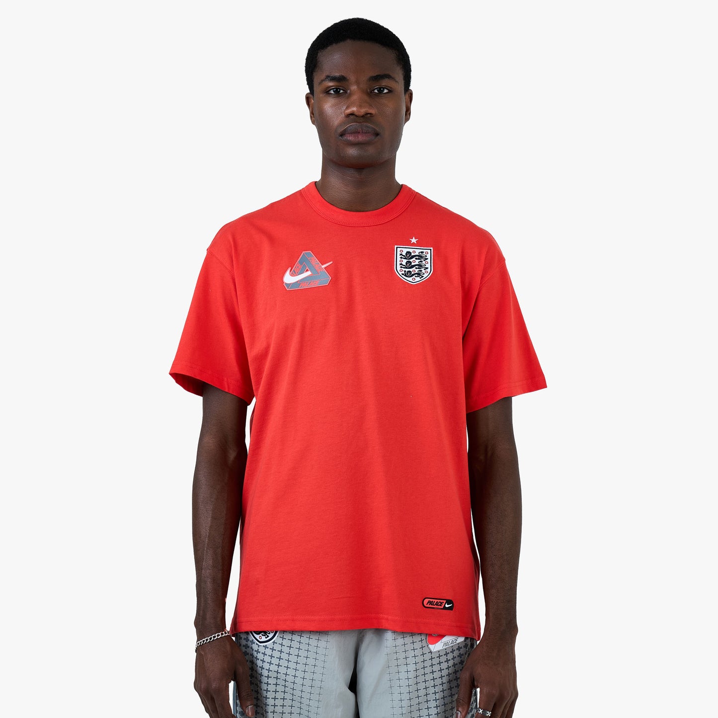 Nike x England x Palace T-Shirt / Light Crimson