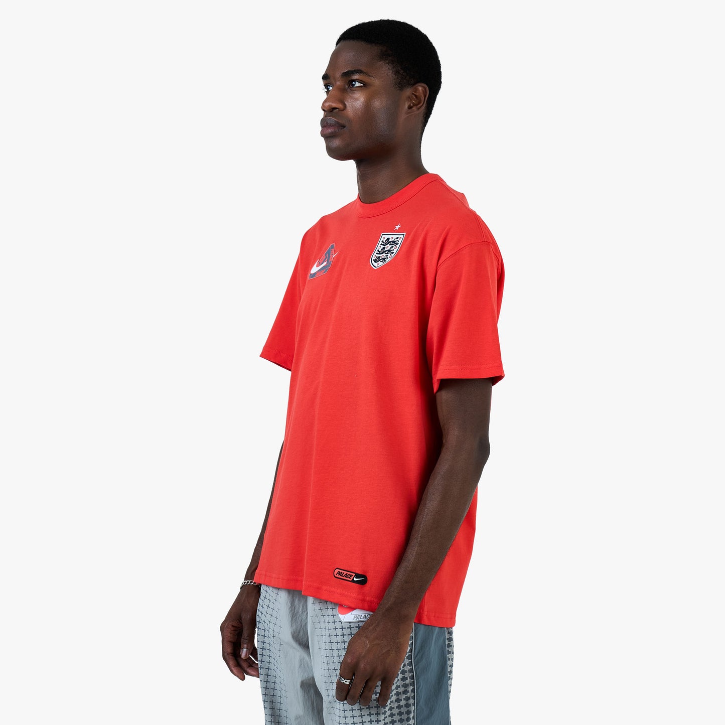Nike x England x Palace T-Shirt / Light Crimson