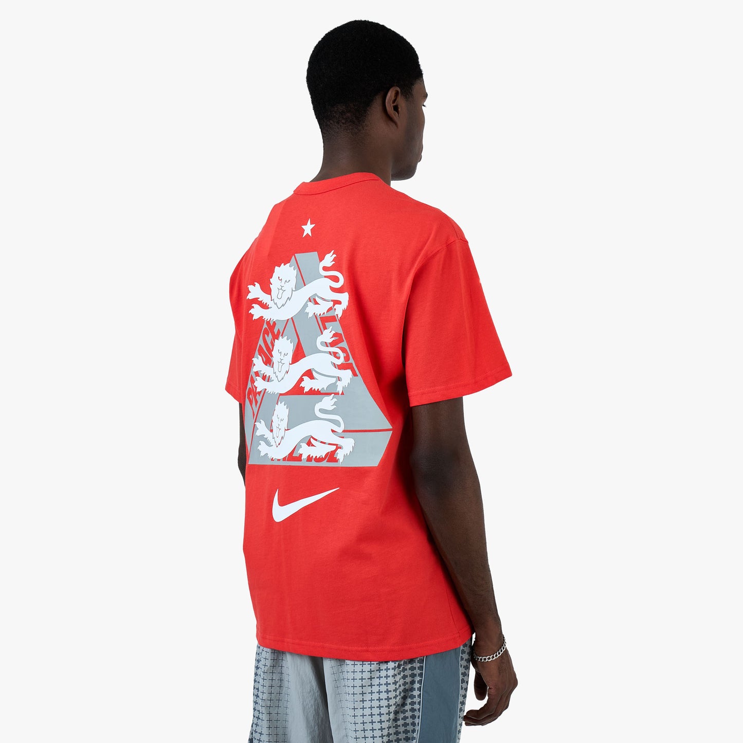 Nike x England x Palace T-Shirt / Light Crimson
