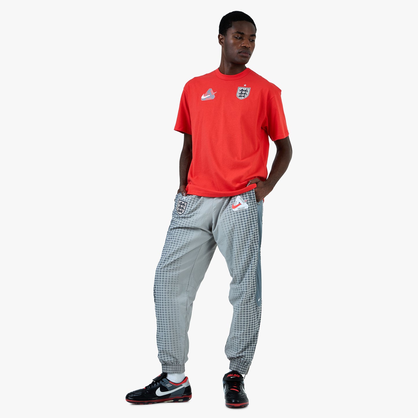 Nike x England x Palace T-Shirt / Light Crimson