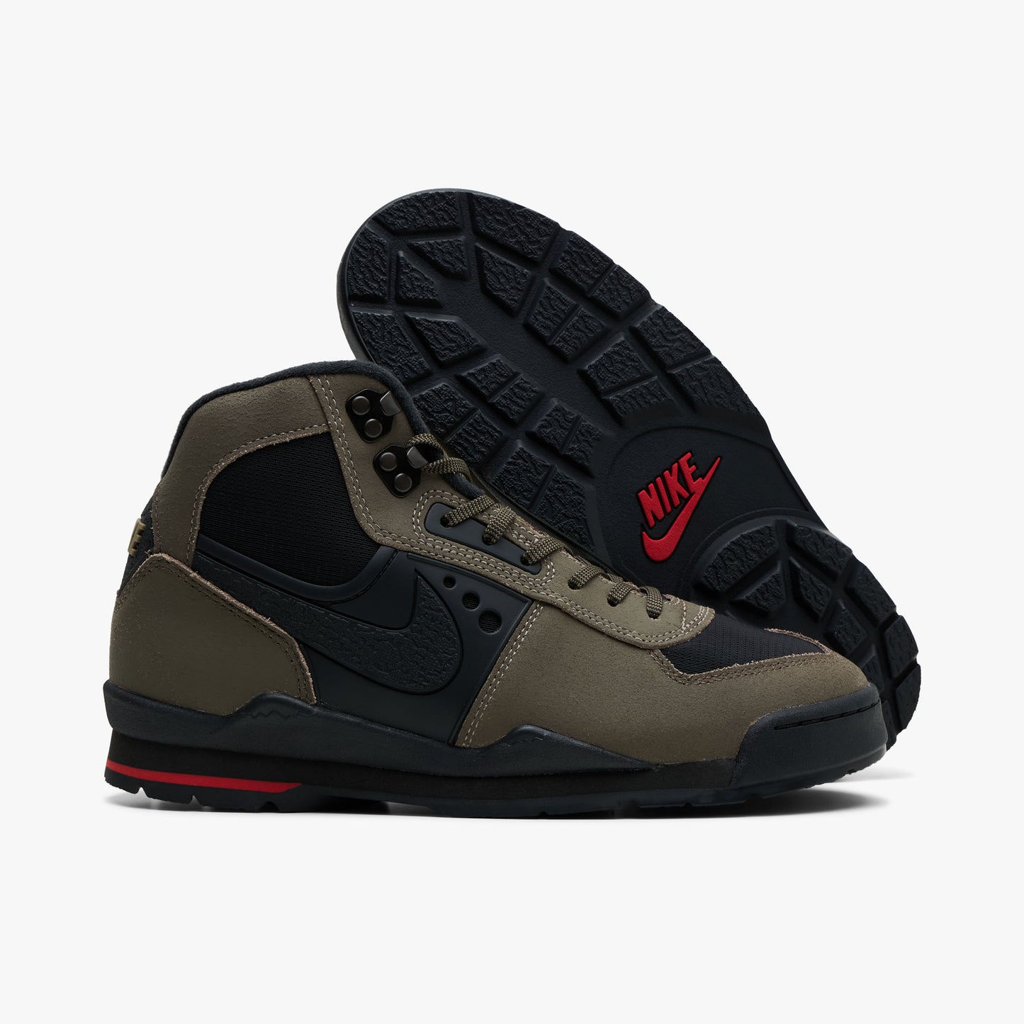 Nike Baltoro Olive Khaki / Black - University Red