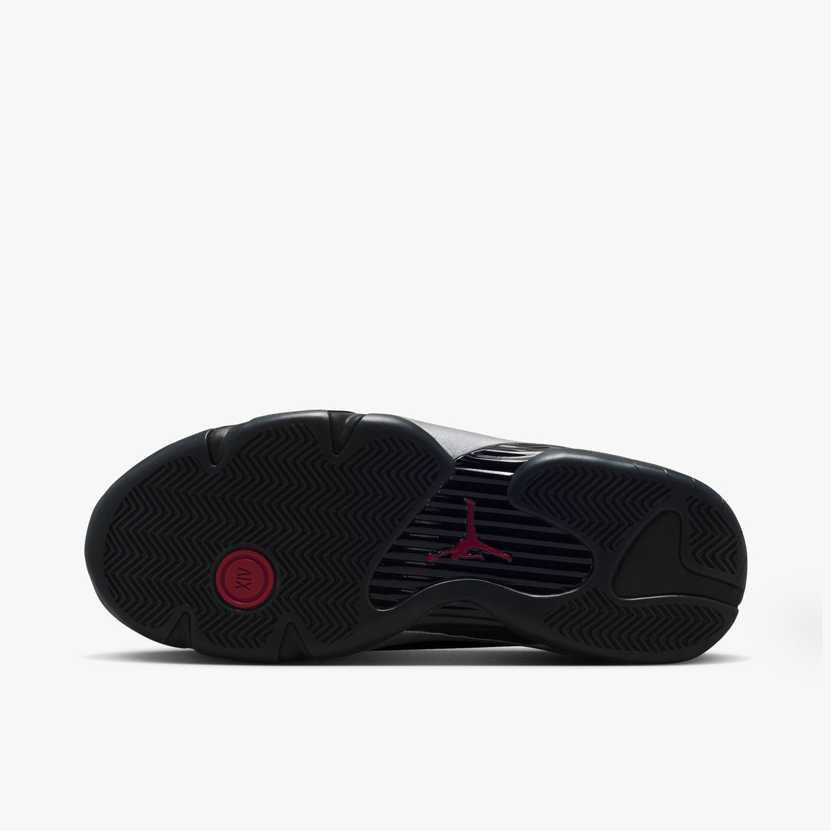 Jordan x Mowalola 14 Retro Mule Black / Metallic Silver - Burnt Red