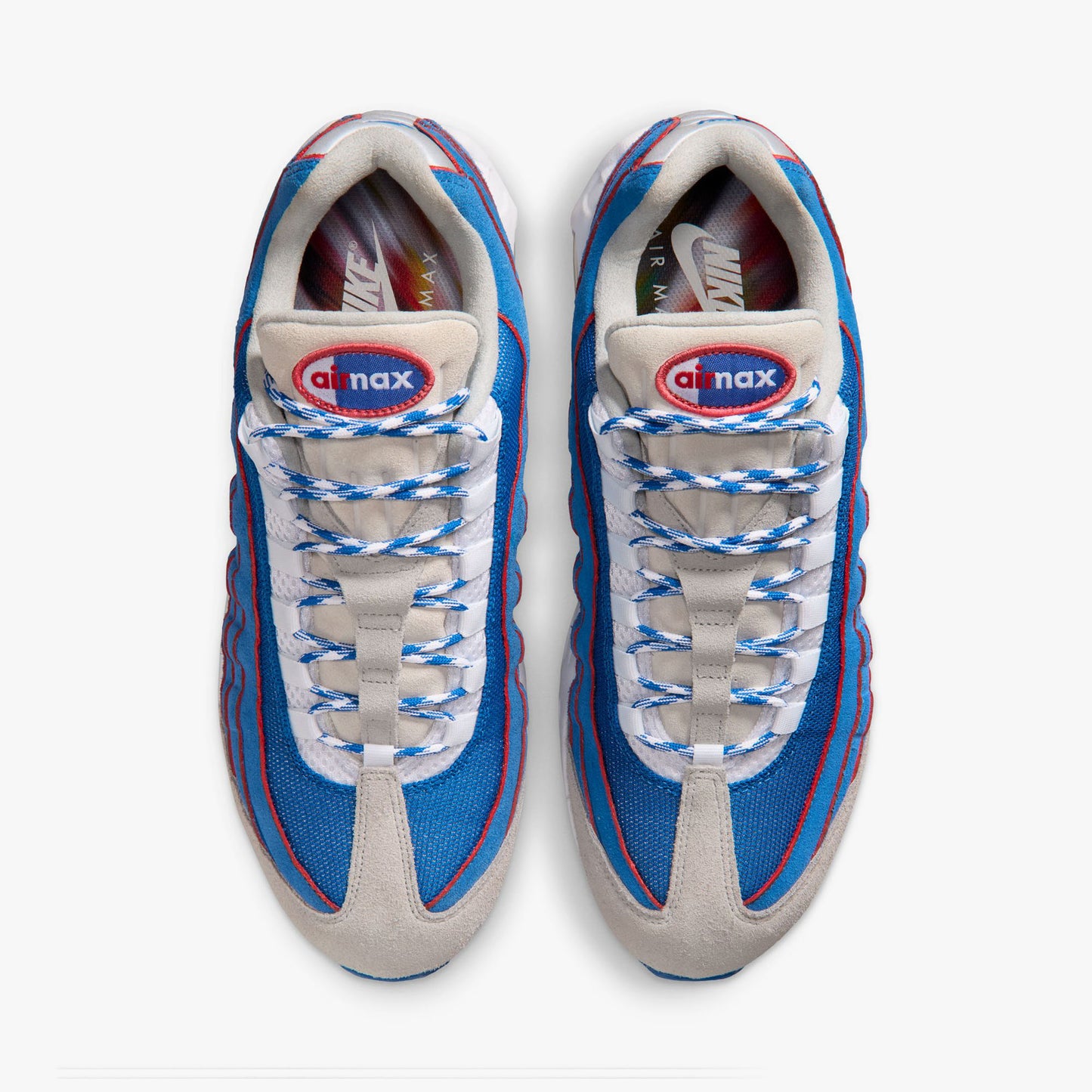 Nike Air Max 95 Big Bubble Blue Sapphire / Metallic Silver - White