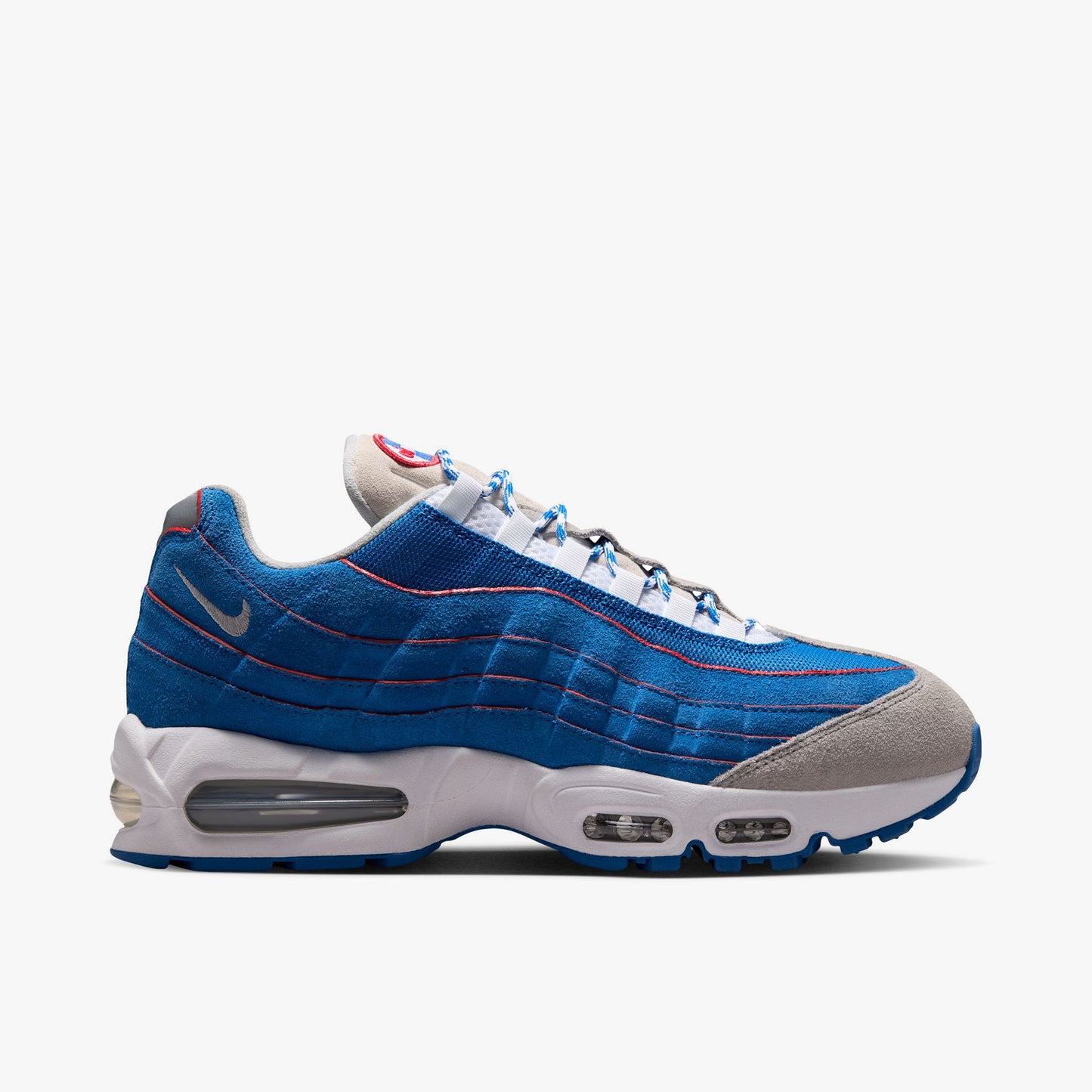 Nike Air Max 95 Big Bubble Blue Sapphire / Metallic Silver - White