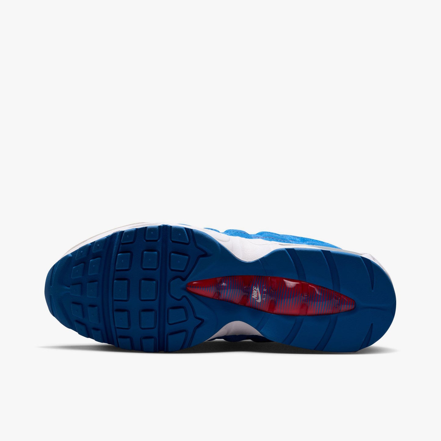 Nike Air Max 95 Big Bubble Blue Sapphire / Metallic Silver - White