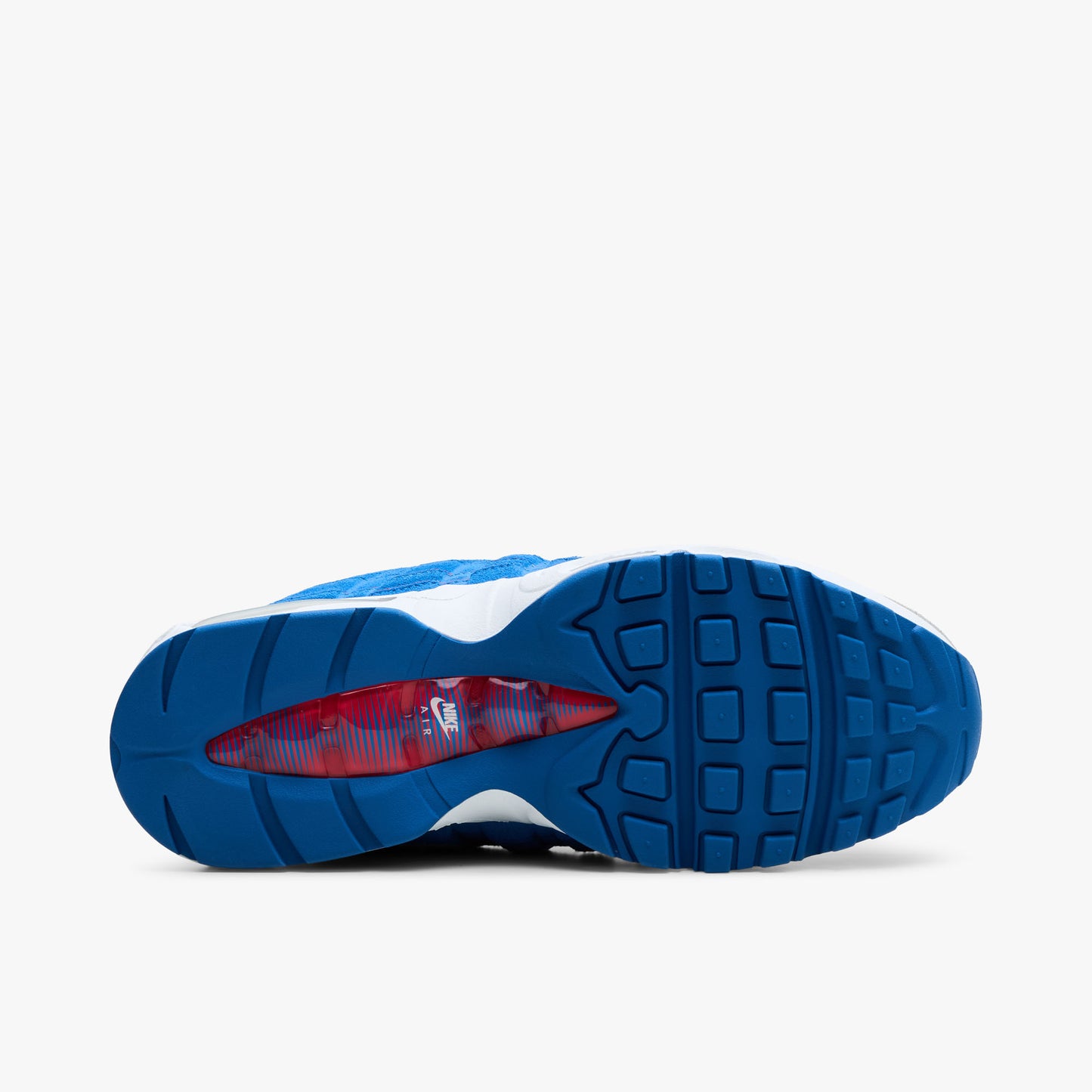 Nike Air Max 95 Big Bubble Blue Sapphire / Metallic Silver - White