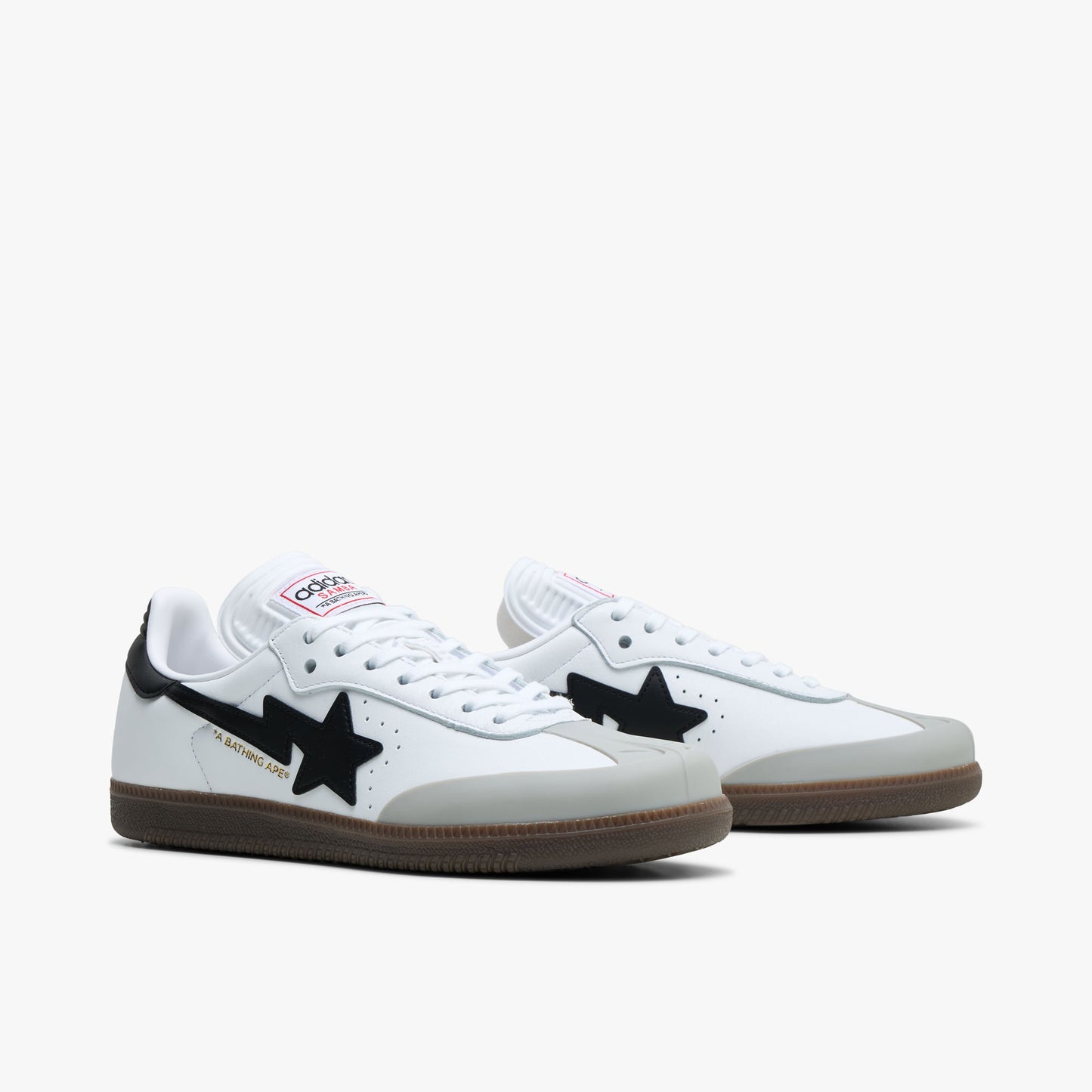 adidas Originals x BAPE Samba Cloud White / Core Black - Gum