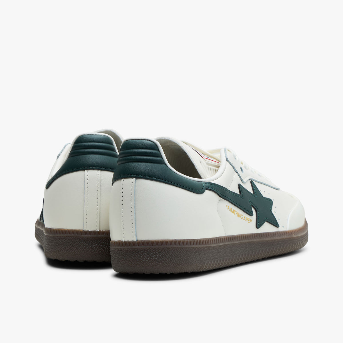 adidas x BAPE Samba Coupe du Monde Blanc cassé / Vert ombre - Gomme