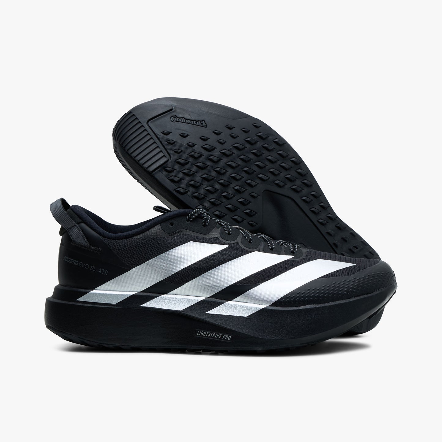 adidas Adizero EVO SL ATR Core Black / Silver Metallic