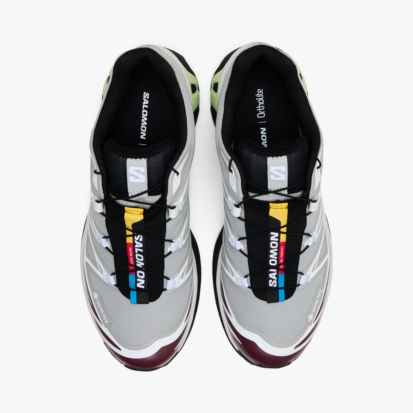Salomon XT-6 GTX Paloma / Maroon Banner