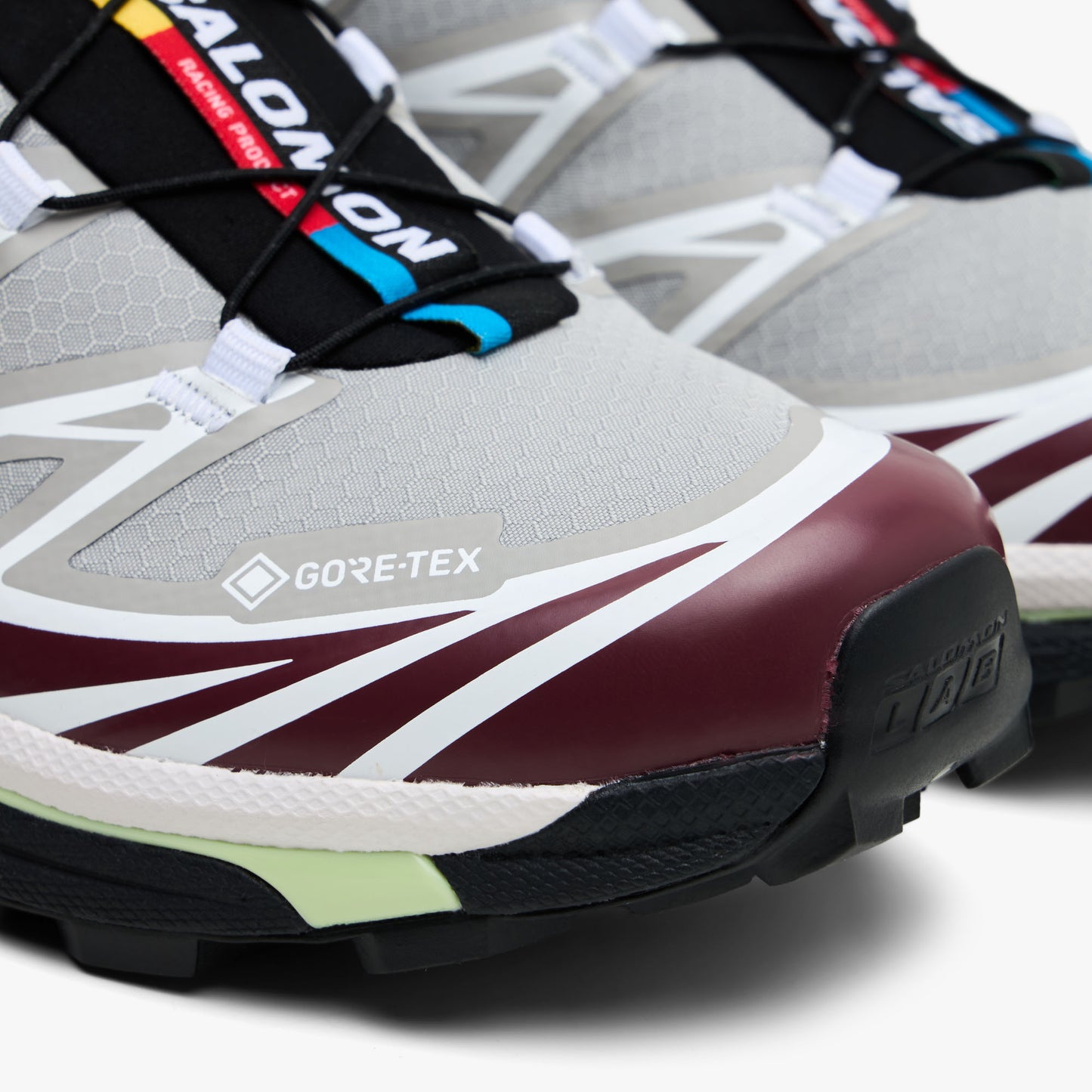 Salomon XT-6 GTX Paloma / Maroon Banner