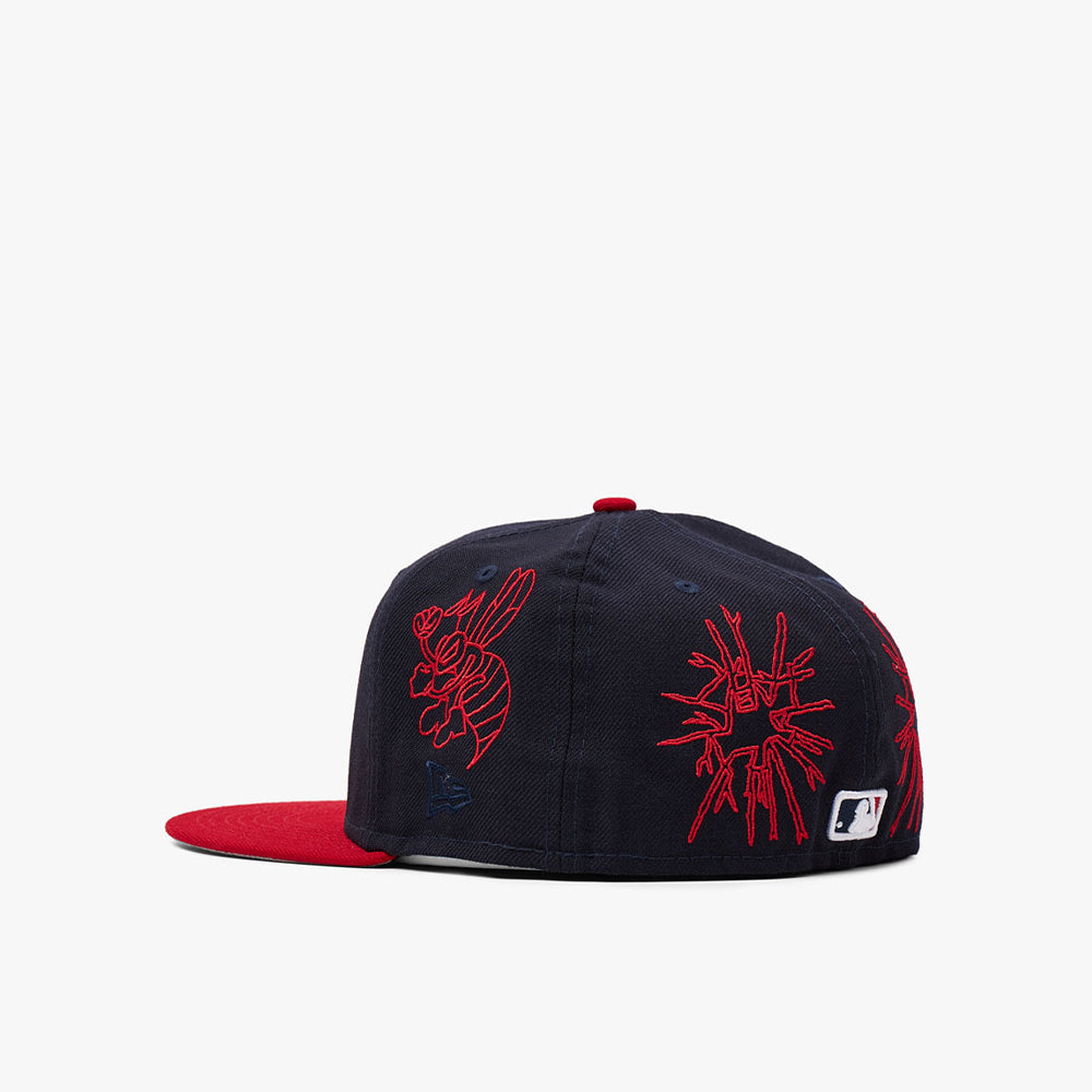 Casquette Livestock x New Era Atlanta Braves 59FIFTY / Bleu marine
