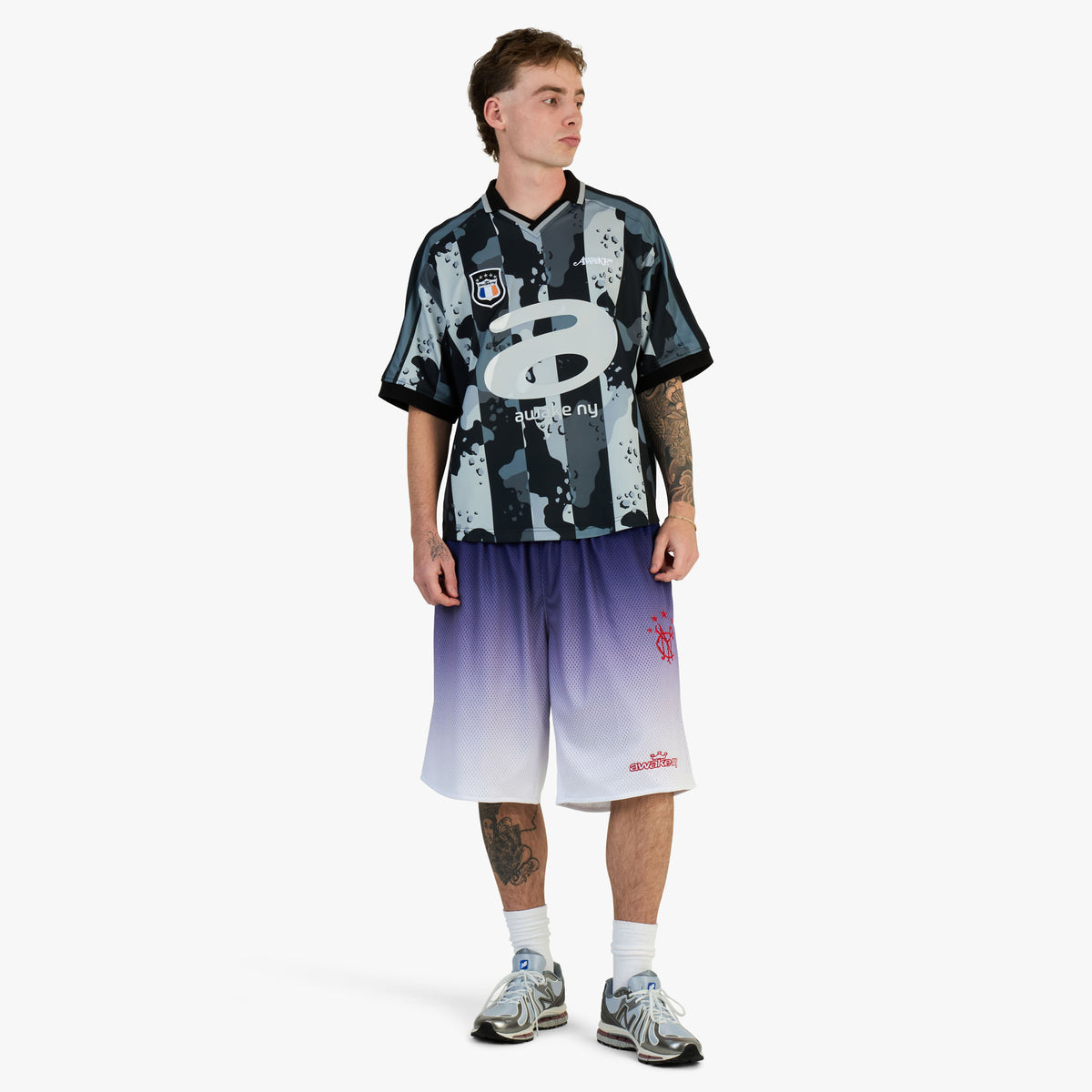 Awake NY Gradient Shorts / Blue