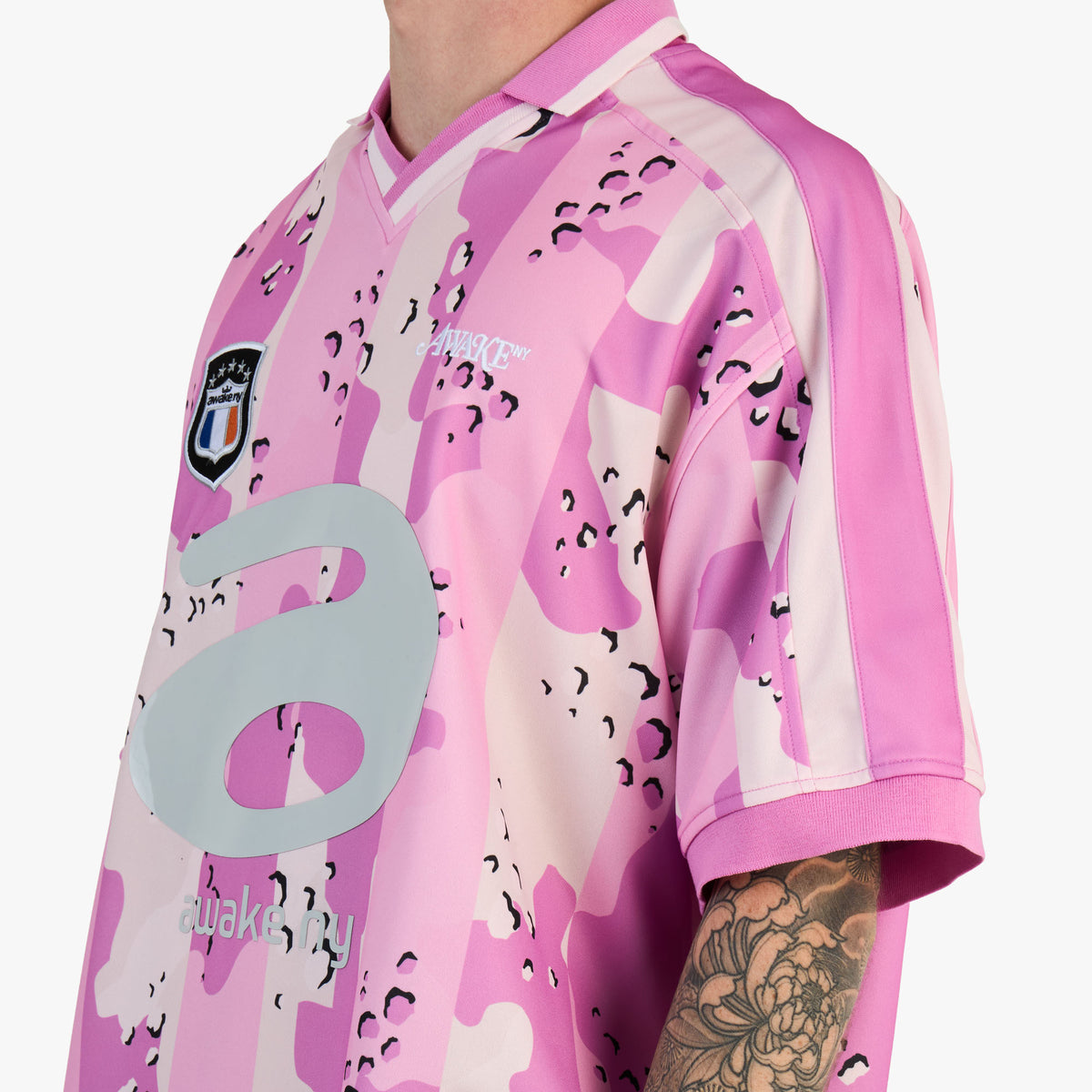 Awake NY Mobile Soccer Jersey / Pink